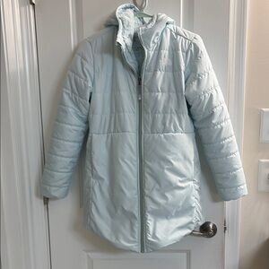 The North Face Light Blue Puffer Jacket